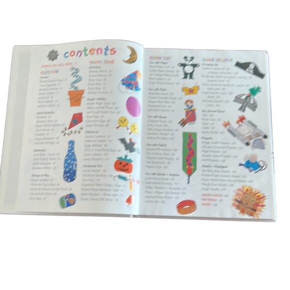Great Stuff 100 Fun Projects For Kids Hardcover Vintage Book Arts & Crafts - Picture 3 of 5